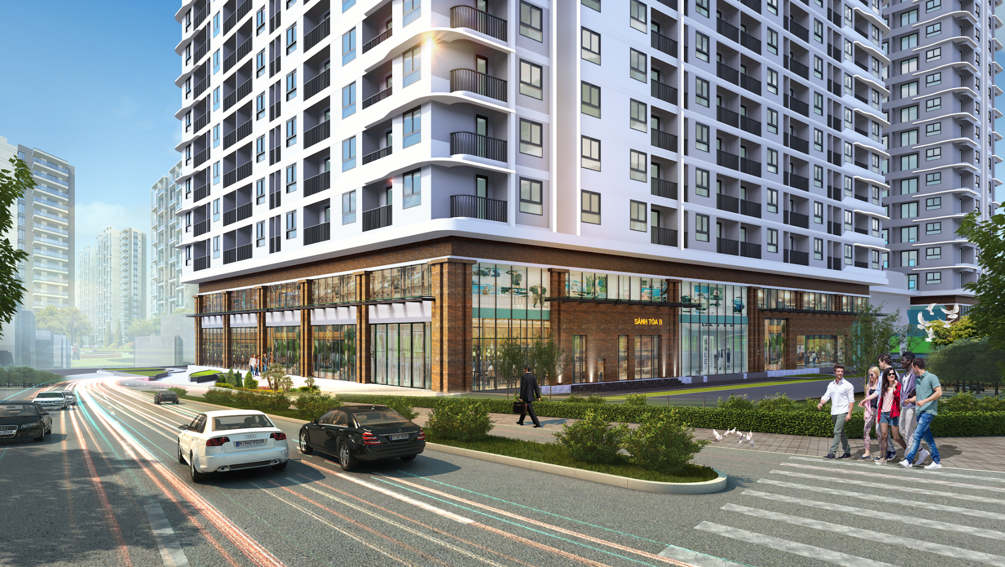 Khu shophouse thương mại